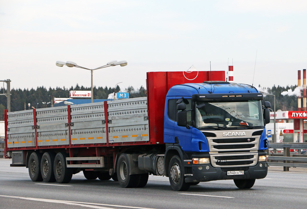 Московская область, № В 940 СО 190 — Scania ('2011) P380