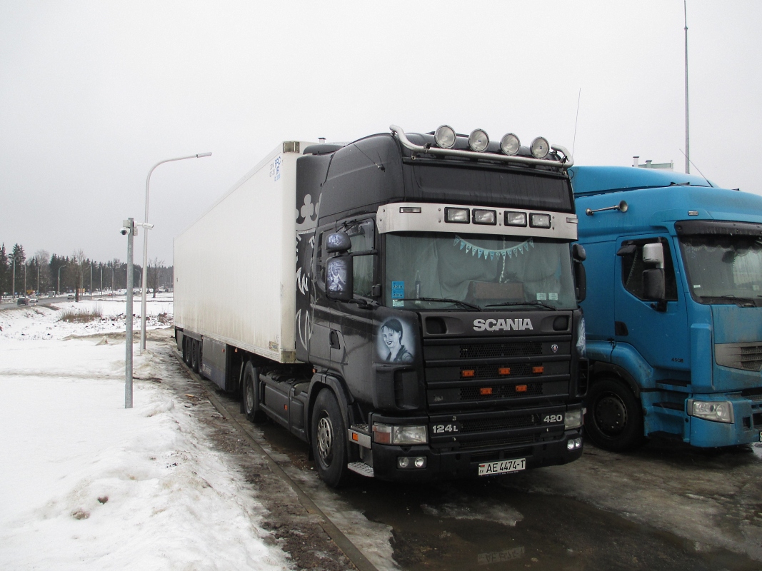 Брестская область, № АЕ 4474-1 — Scania ('1996) R124L