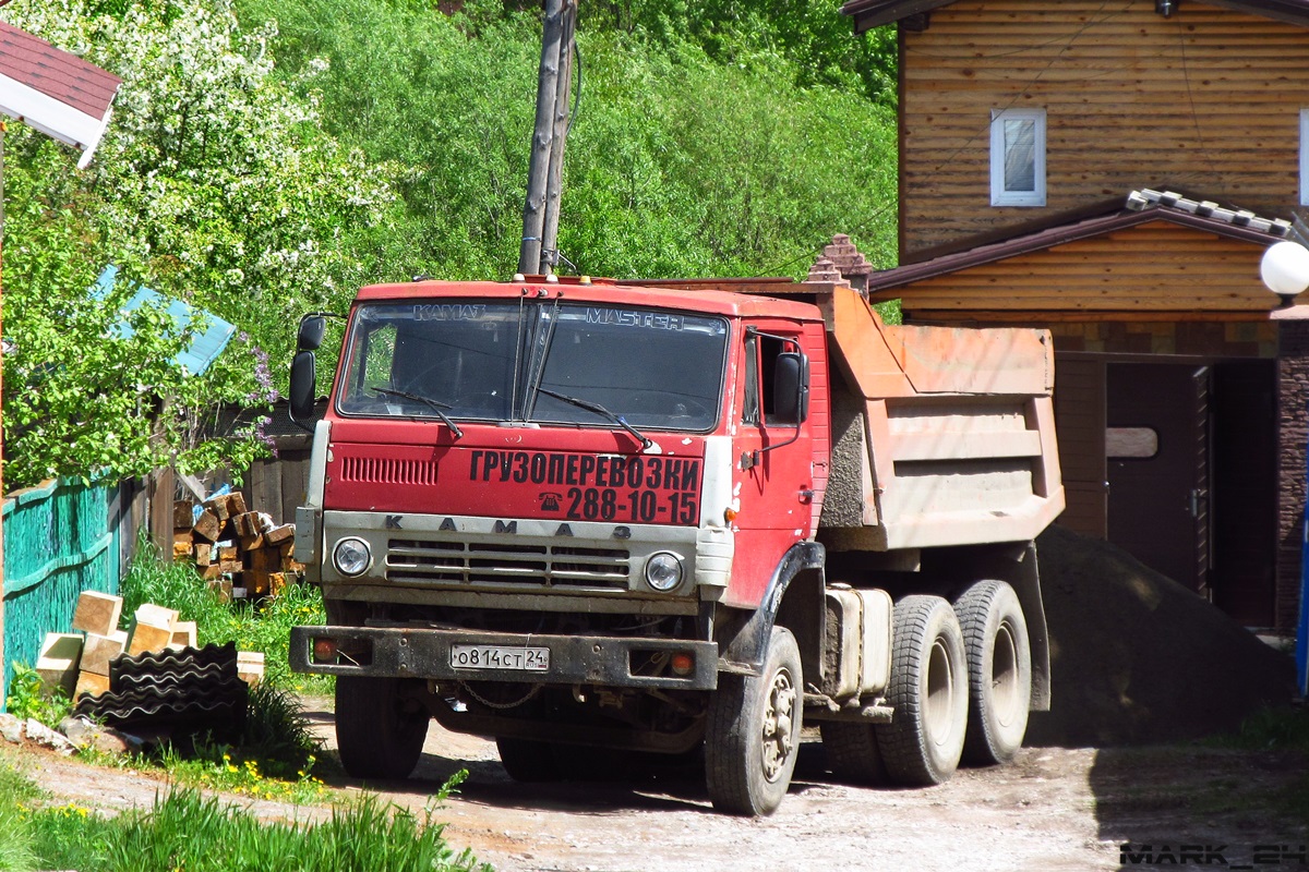 Красноярский край, № О 814 СТ 24 — КамАЗ-5410