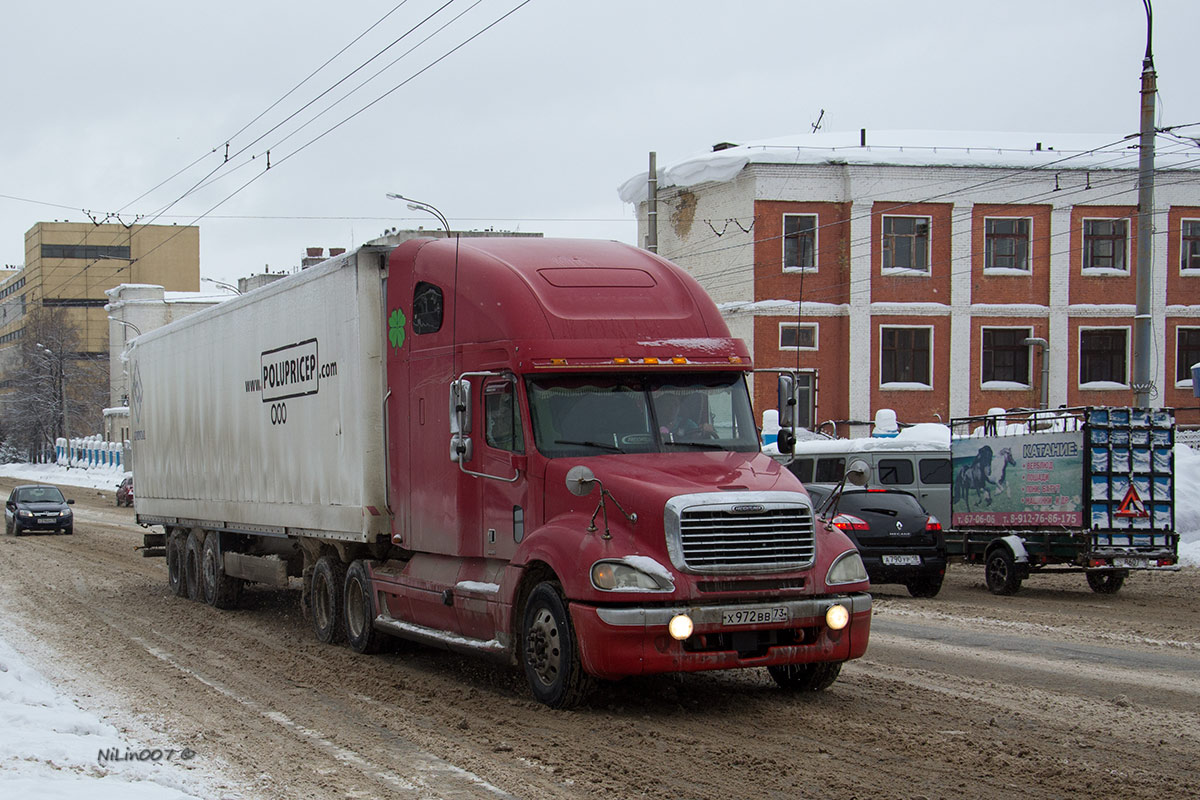 Ульяновская область, № Х 972 ВВ 73 — Freightliner Columbia