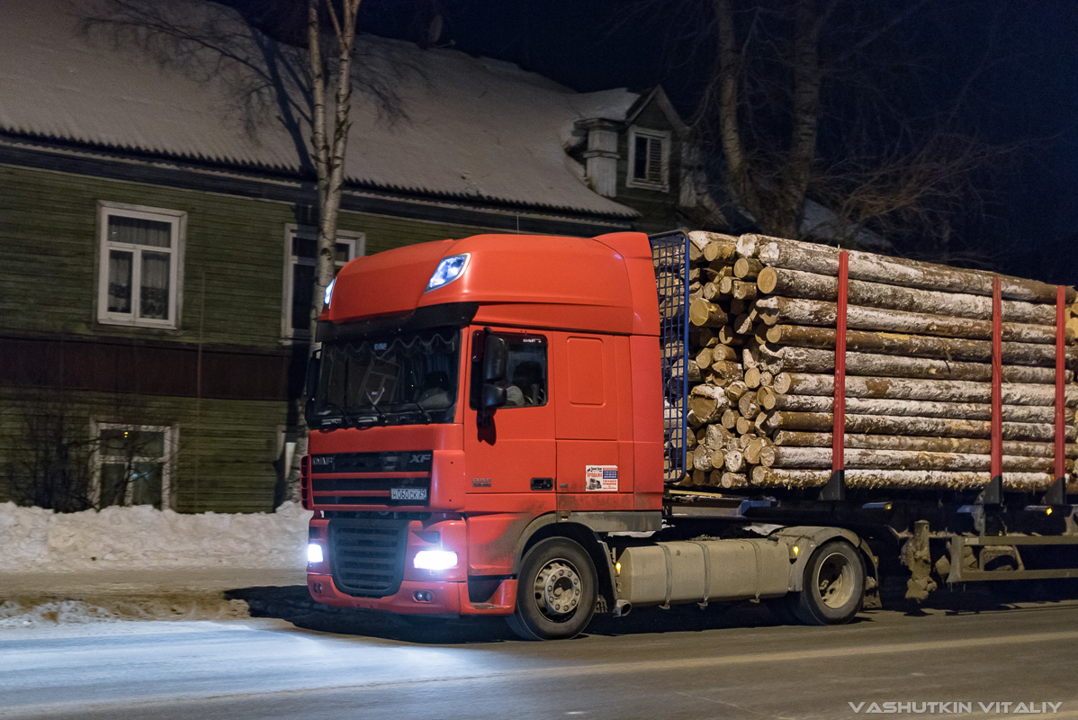 Архангельская область, № Н 060 СК 29 — DAF XF105 FT