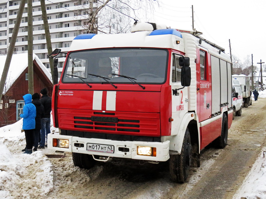 Кировская область, № М 017 НТ 43 — КамАЗ-43253-A3