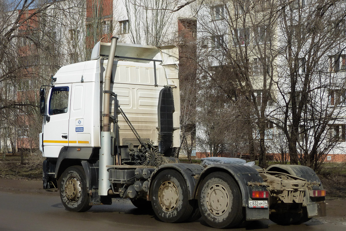 Волгоградская область, № С 832 НМ 34 — МАЗ-6430A9