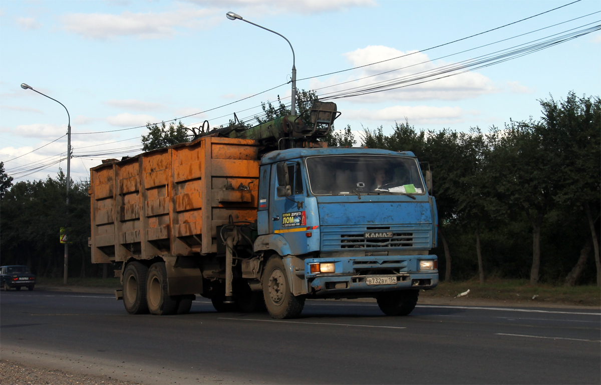 Красноярский край, № В 732 ВУ 154 — КамАЗ-65117 [651170]