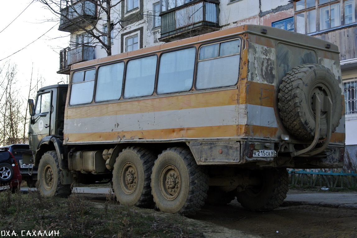 Сахалинская область, № К 215 СА 65 — КамАЗ-43101