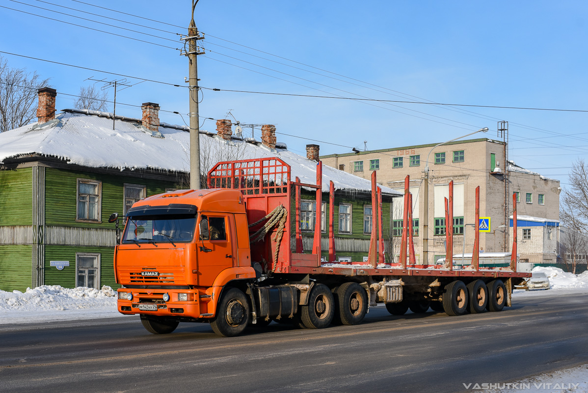 Архангельская область, № М 140 НУ 29 — КамАЗ-6460 [646000]