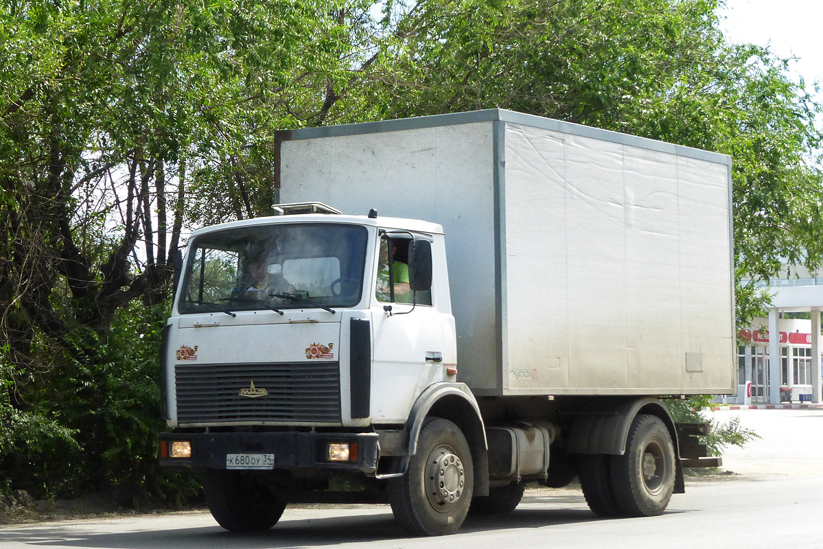 Волгоградская область, № К 680 ОУ 34 — МАЗ-533702