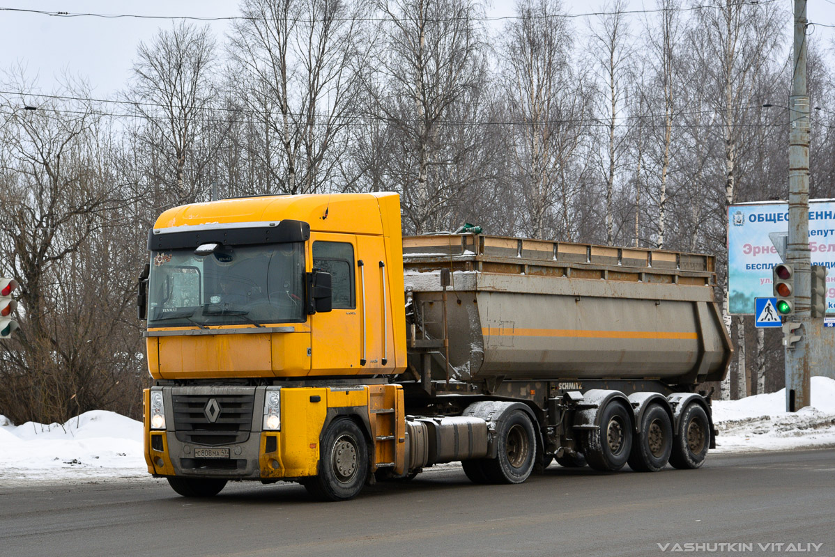 Ленинградская область, № С 808 МА 47 — Renault Magnum ('2008)