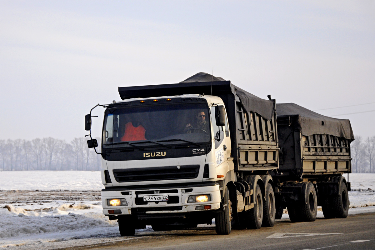 Алтайский край, № Е 344 ХЕ 22 — Isuzu Giga CYZ