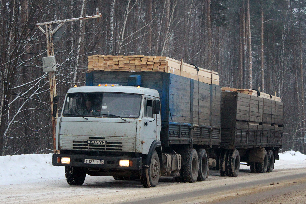 Астраханская область, № Т 127 ВВ 30 — КамАЗ-53215-13 [53215N]