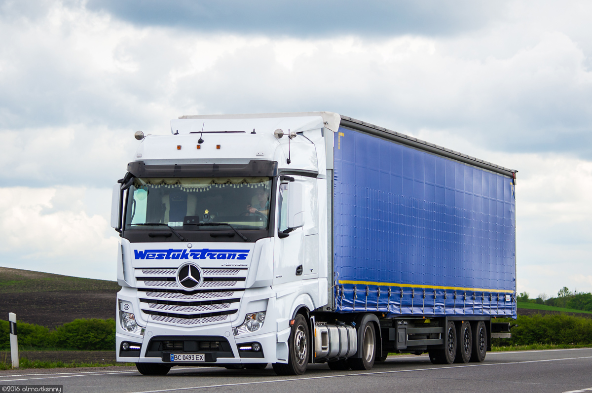 Львовская область, № ВС 0493 ЕХ — Mercedes-Benz Actros ('2011) 1845