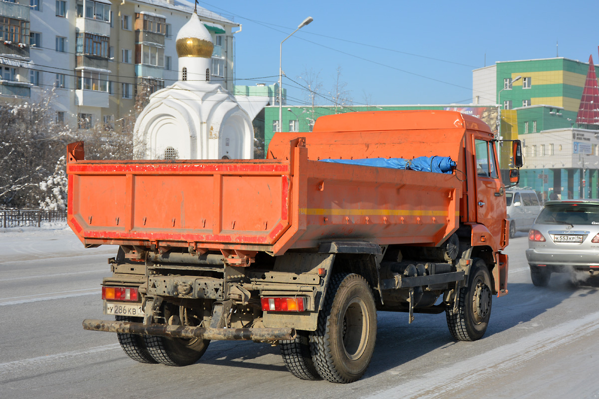 Саха (Якутия), № У 286 КВ 14 — КамАЗ-43255-H3