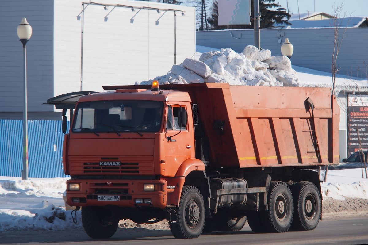 Ханты-Мансийский автоном.округ, № А 881 АС 186 — КамАЗ-6522 [652200]