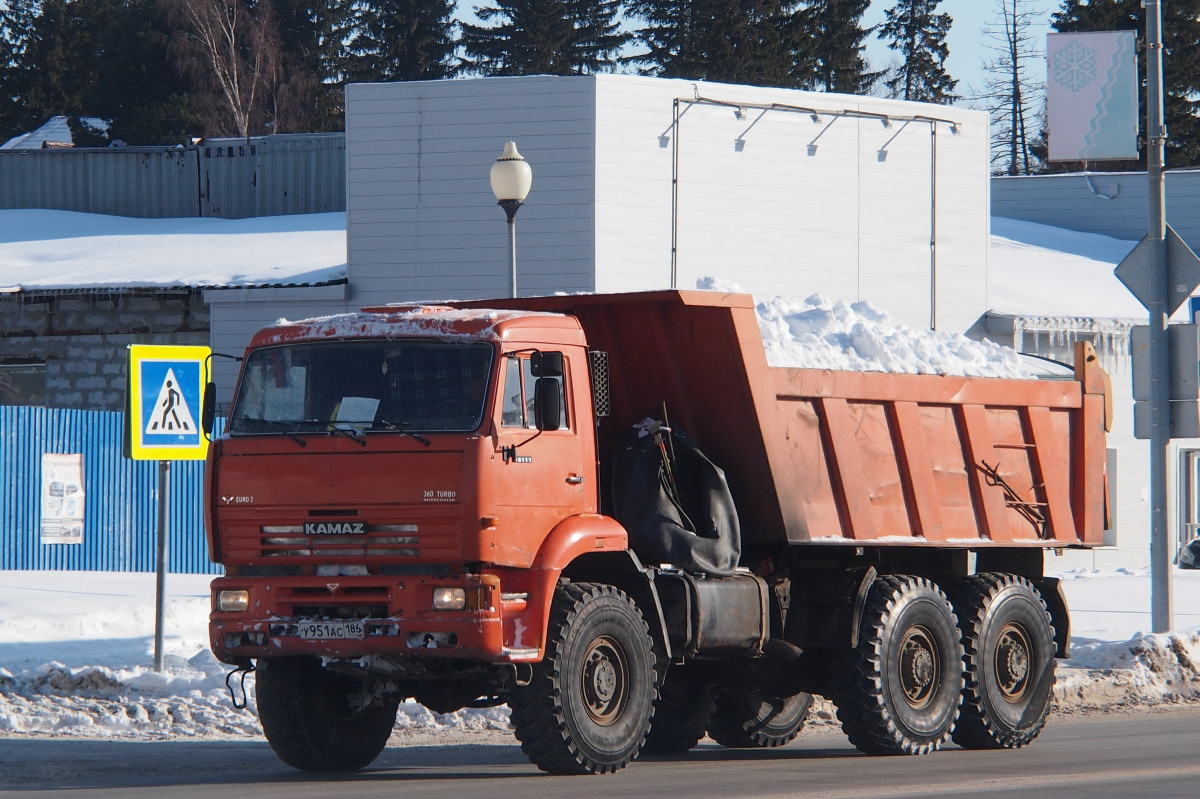 Ханты-Мансийский автоном.округ, № У 951 АС 186 — КамАЗ-65222 [652220]