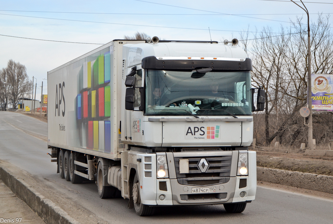 Московская область, № А 874 СР 190 — Renault Magnum ('2008)