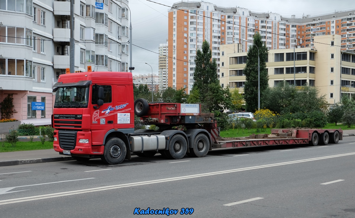 Москва, № В 005 УН 197 — DAF XF105 FTT