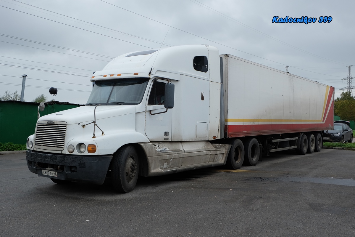 Липецкая область, № К 600 ЕН 48 — Freightliner Century Class