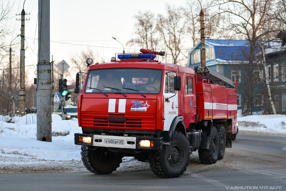 Архангельская область, № К 400 ВР 29 — КамАЗ-43118-15 [43118R]