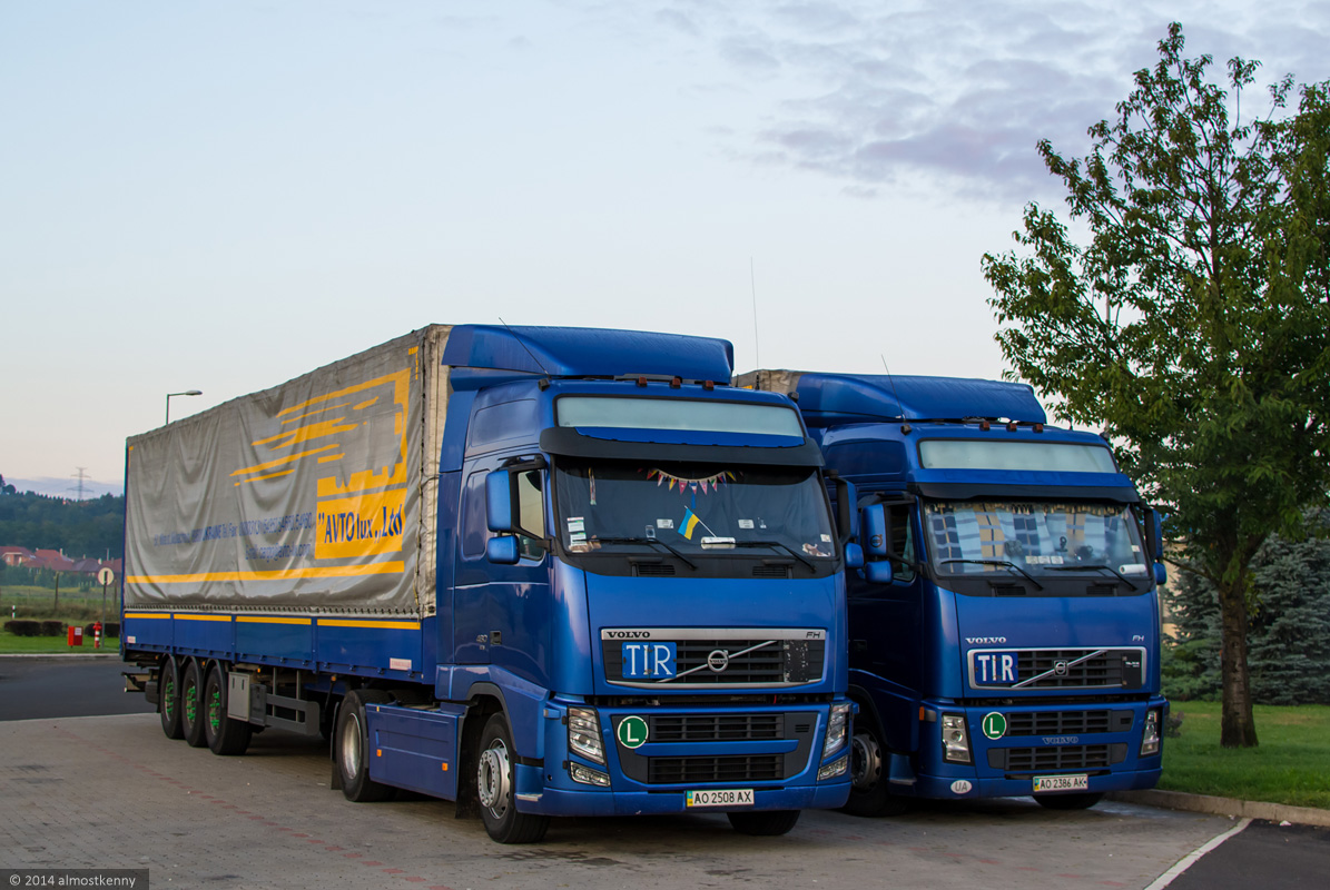 Закарпатская область, № АО 2508 АХ — Volvo ('2008) FH.460