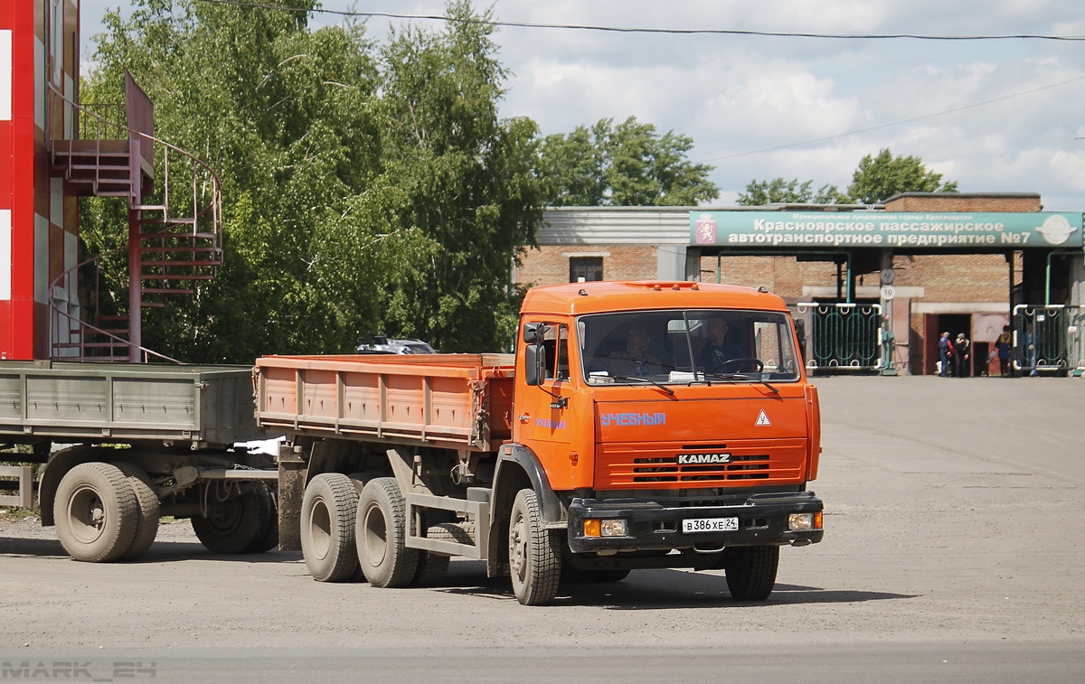 Красноярский край, № В 386 ХЕ 24 — КамАЗ-53215-15 [53215R]