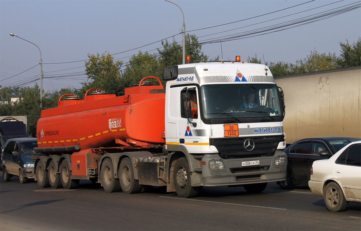 Красноярский край, № Х 006 СХ 24 — Mercedes-Benz Actros ('2003) 3341