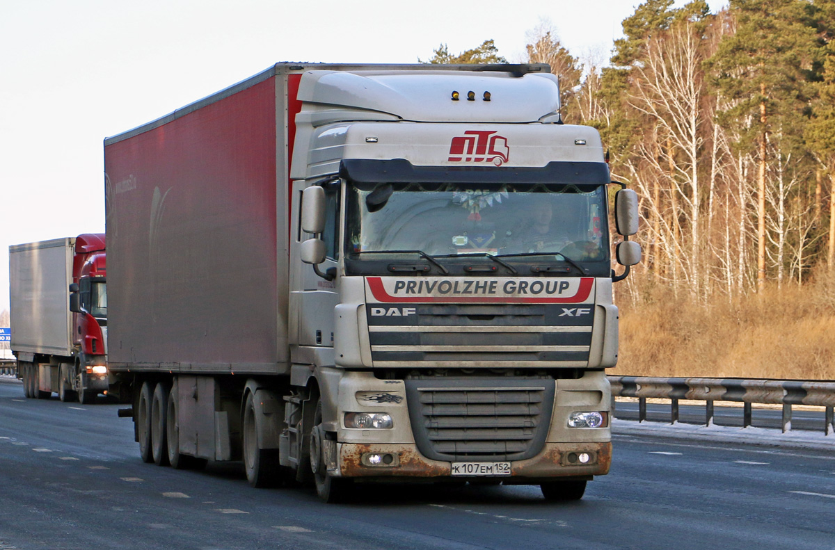 Нижегородская область, № К 107 ЕМ 152 — DAF XF105 FT