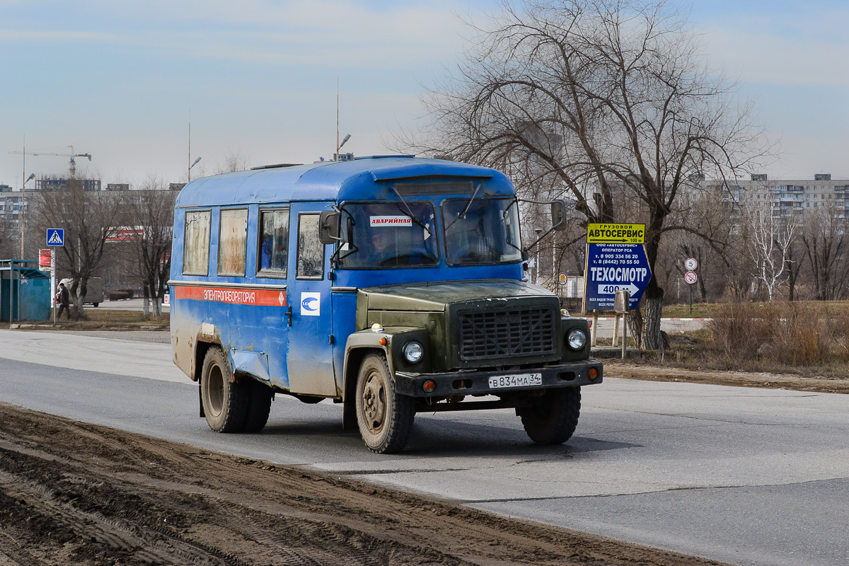 Волгоградская область, № В 834 МА 34 — ГАЗ-3307