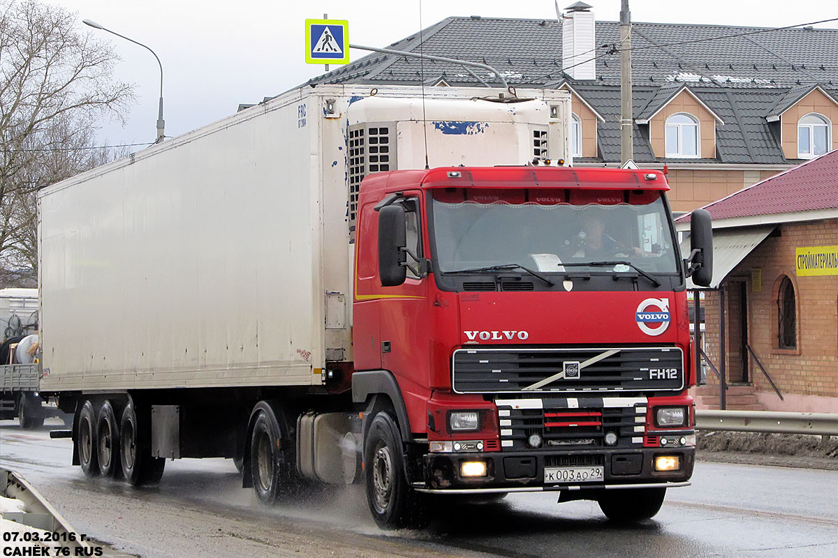 Архангельская область, № К 003 АО 29 — Volvo ('1993) FH12.380