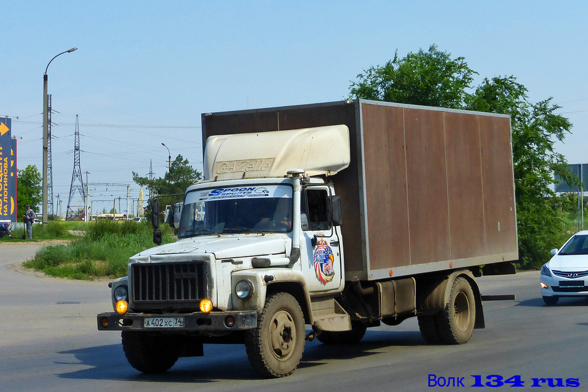 Волгоградская область, № А 402 ХС 34 — ГАЗ-3309