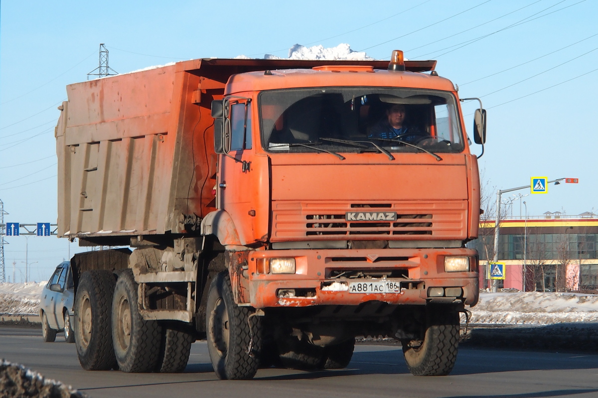 Ханты-Мансийский автоном.округ, № А 881 АС 186 — КамАЗ-6522 [652200]