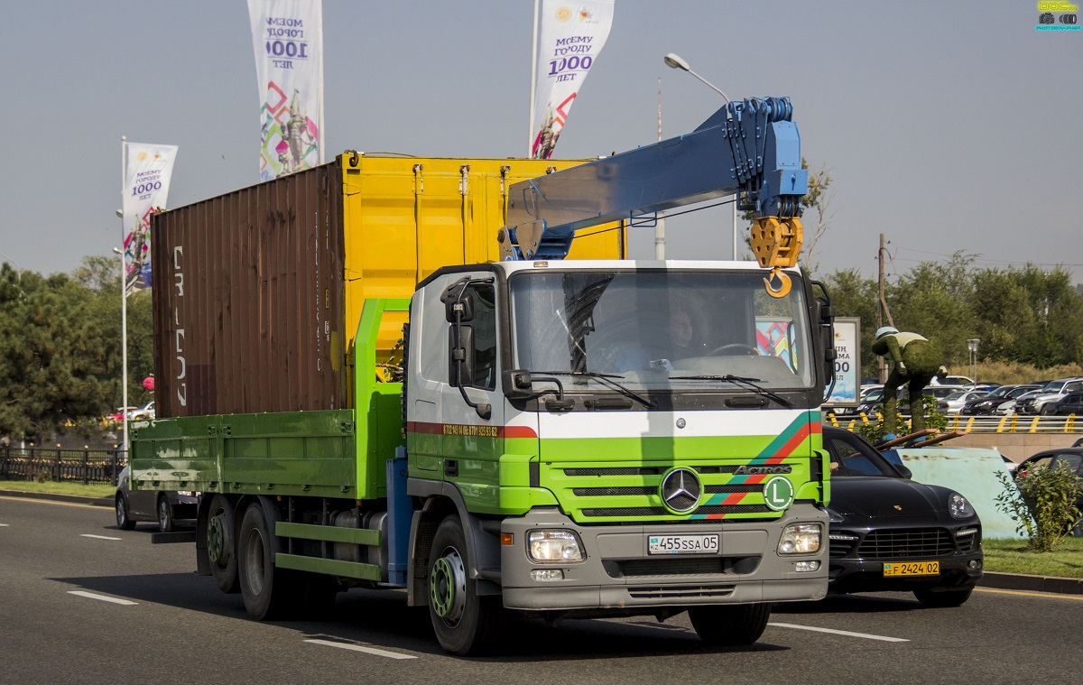 Алматинская область, № 455 SSA 05 — Mercedes-Benz Actros ('2003) 1836