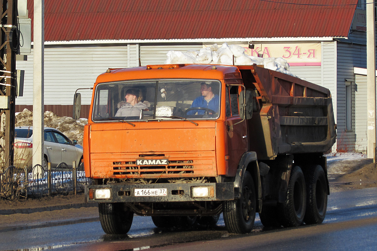 Ивановская область, № А 166 НЕ 37 — КамАЗ-55111 [551110]