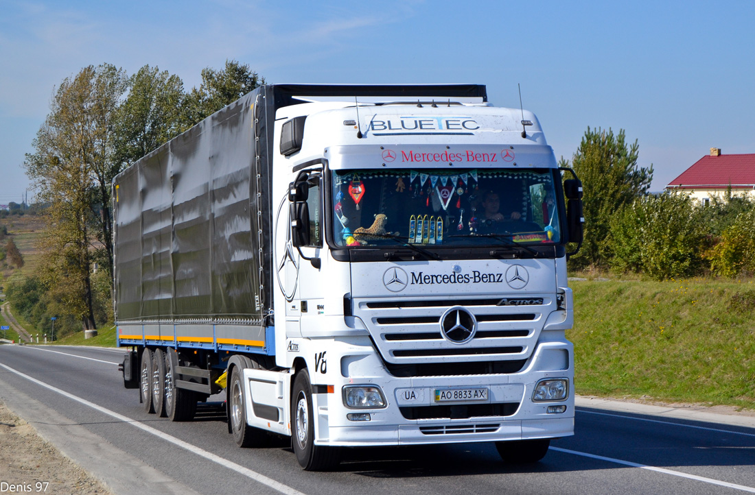 Закарпатская область, № АО 8833 АХ — Mercedes-Benz Actros ('2003) 1844