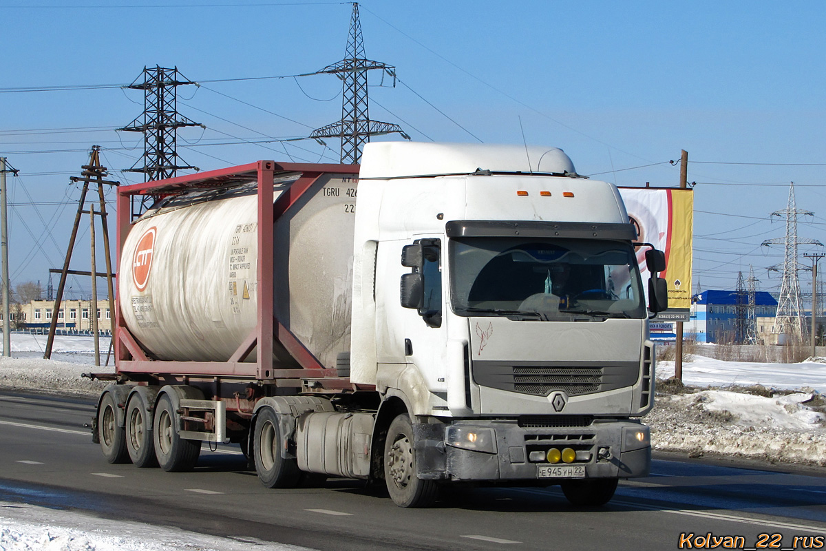 Алтайский край, № Е 945 УН 22 — Renault Premium ('2006)