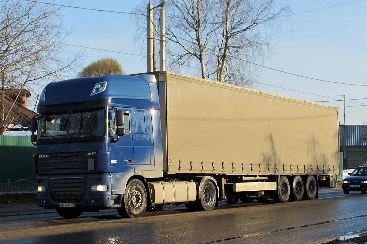 Ивановская область, № А 294 НТ 37 — DAF XF105 FT