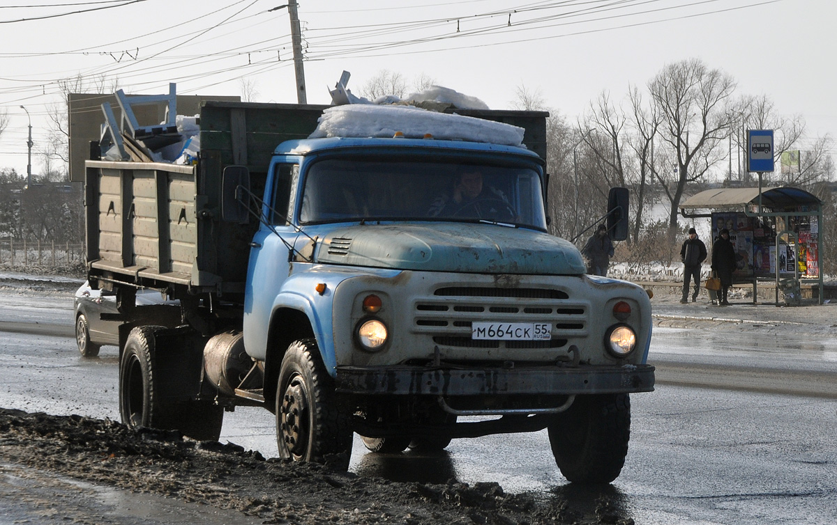 Омская область, № М 664 СК 55 — ЗИЛ-495710