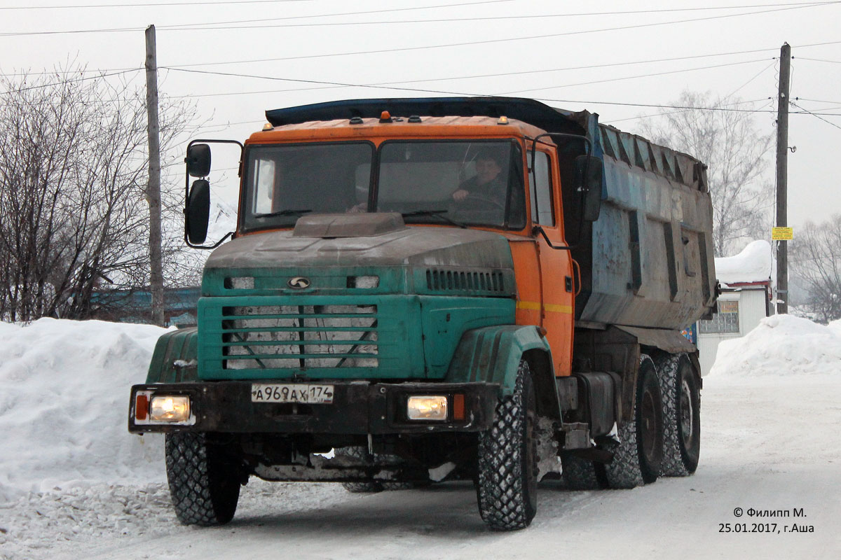 Челябинская область, № А 969 АХ 174 — КрАЗ-65055