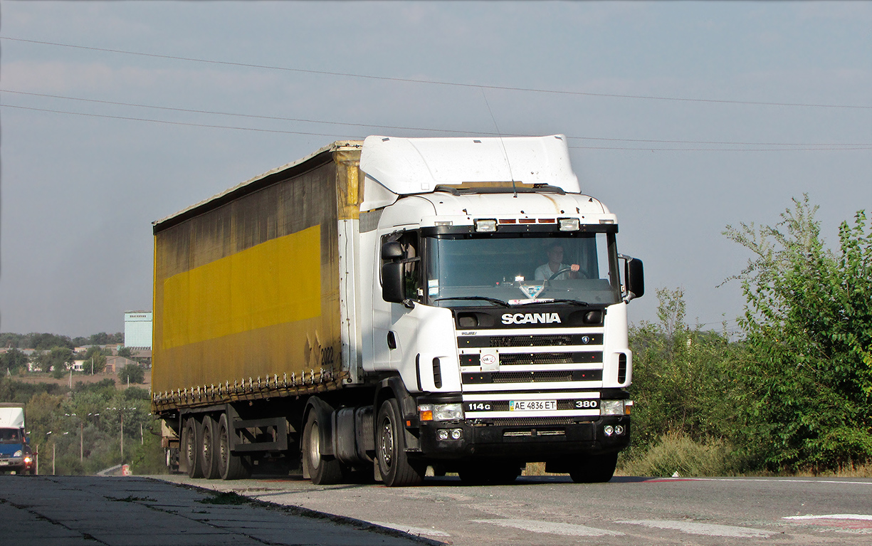 Днепропетровская область, № АЕ 4836 ЕТ — Scania ('1996) R114G