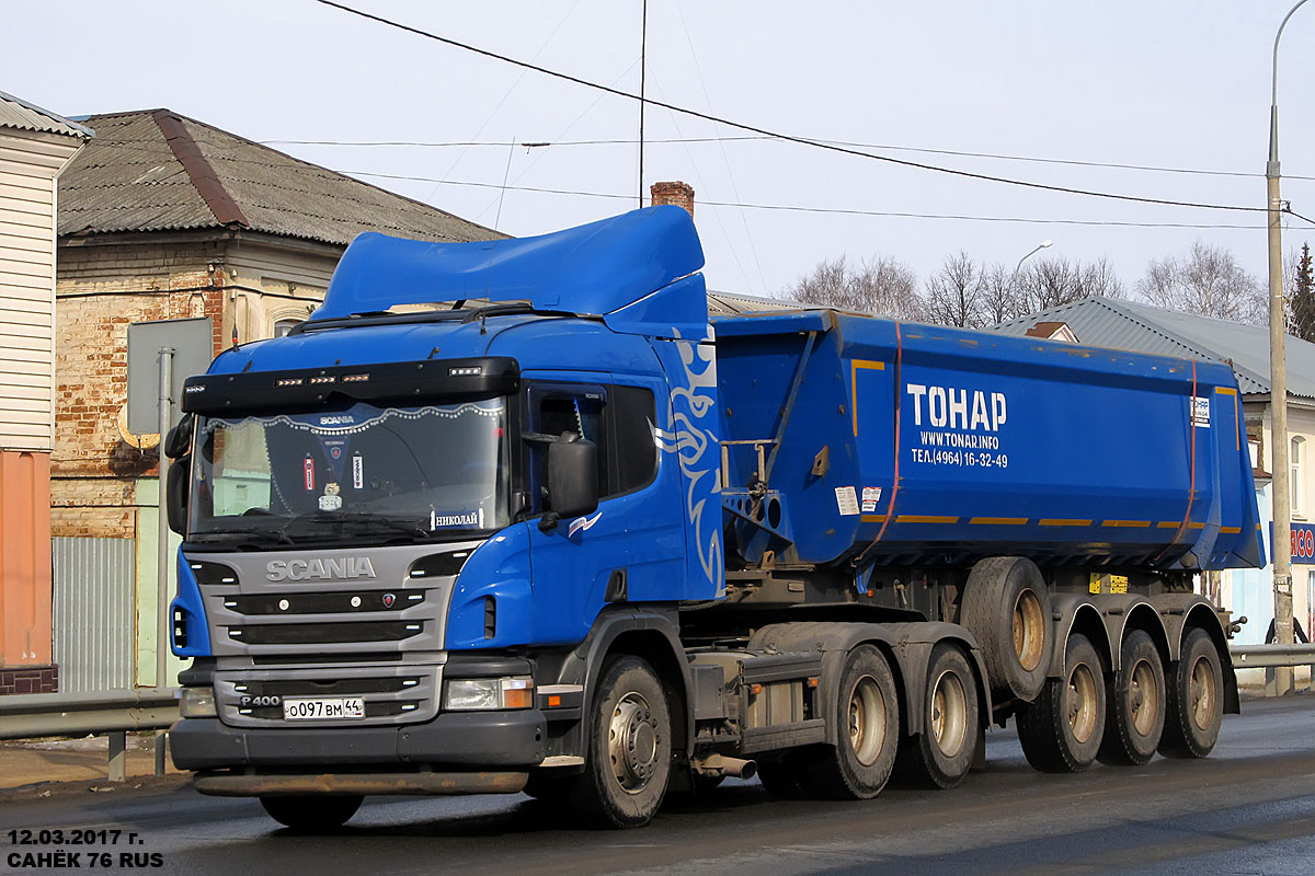 Костромская область, № О 097 ВМ 44 — Scania ('2011) P400