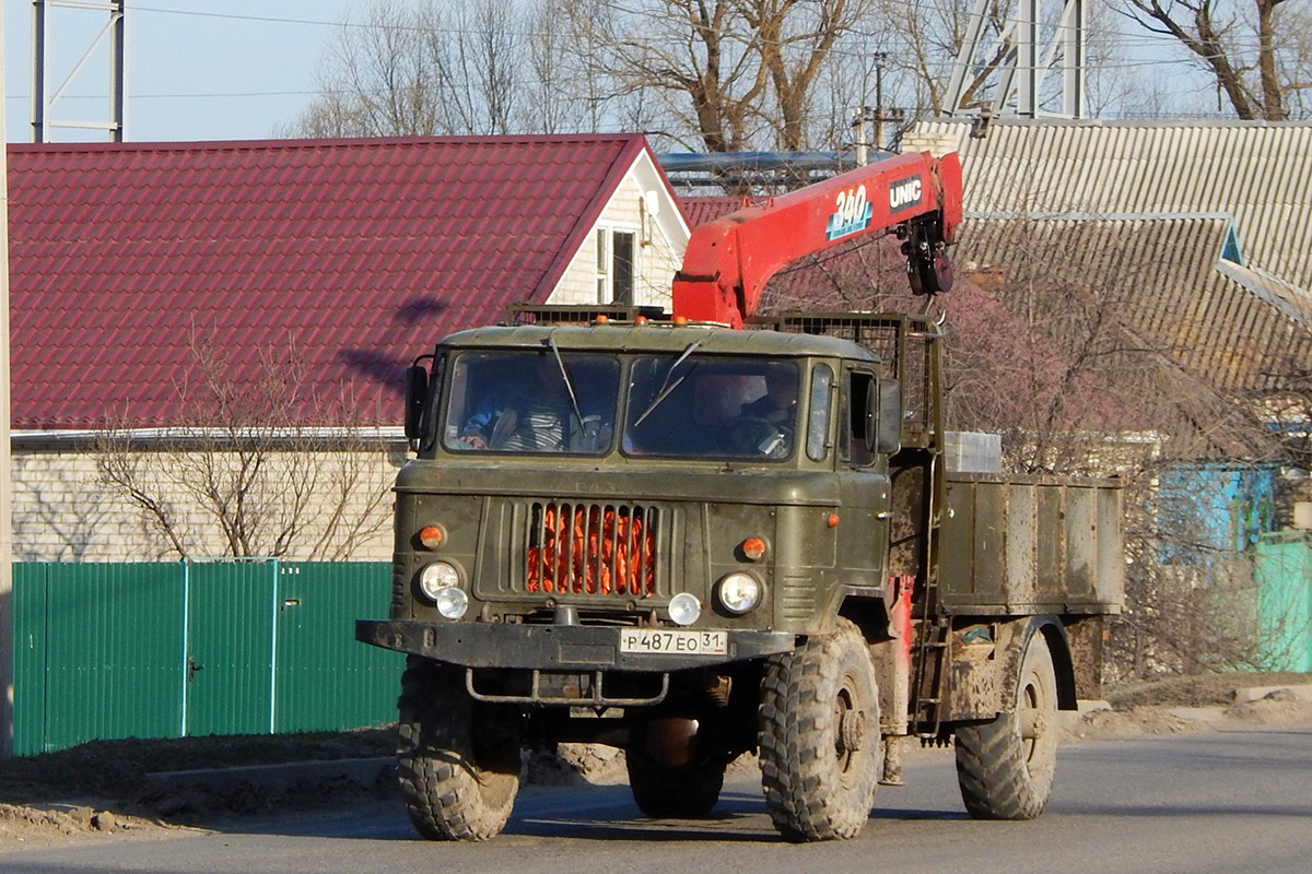 Белгородская область, № Р 487 ЕО 31 — ГАЗ-66-11