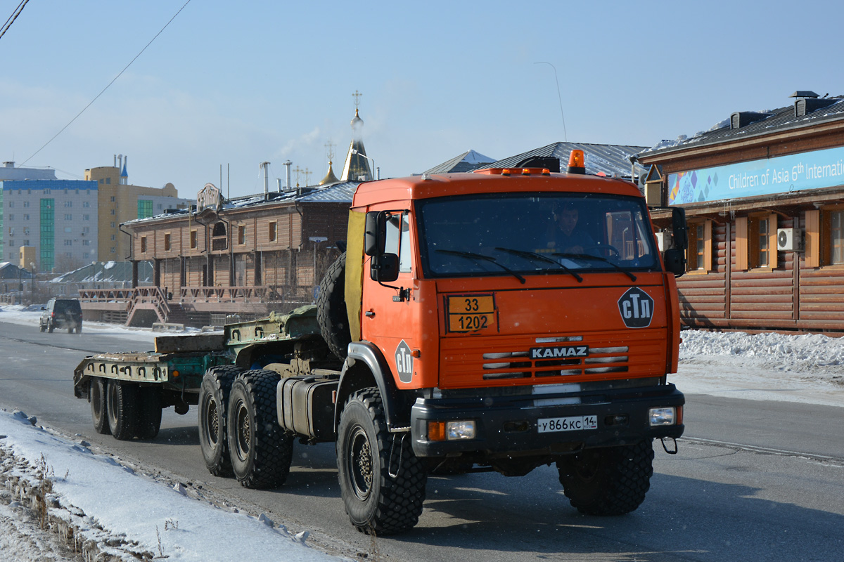 Саха (Якутия), № У 866 КС 14 — КамАЗ-44108-10 [44108K]