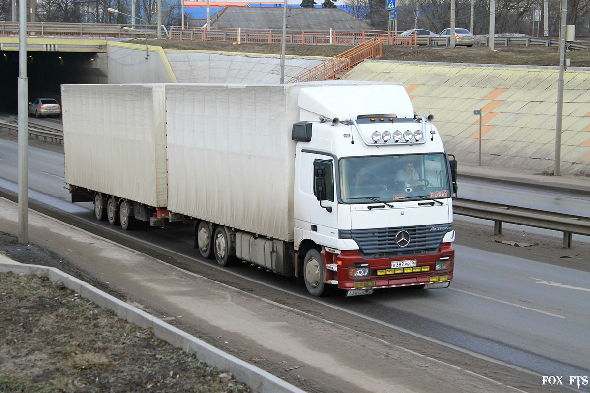 Северная Осетия, № А 382 РВ 15 — Mercedes-Benz Actros ('1997) 1843