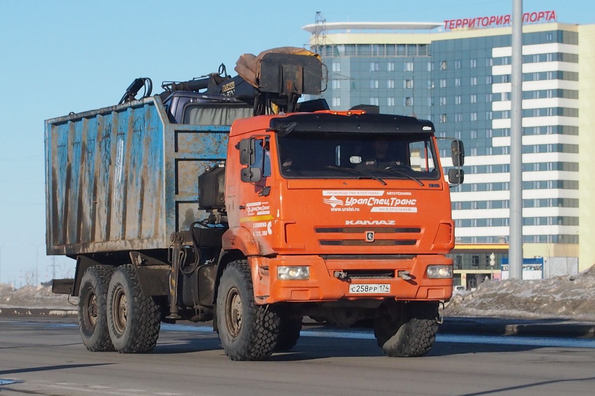 Ханты-Мансийский автоном.округ, № С 258 РР 174 — КамАЗ-43118 (общая модель)