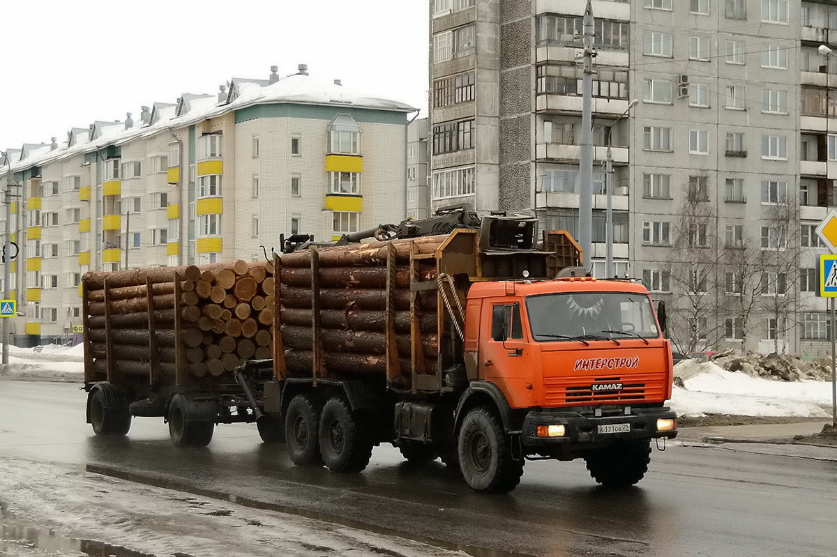 Архангельская область, № К 111 ОВ 29 — КамАЗ-43118-10 [43118K]