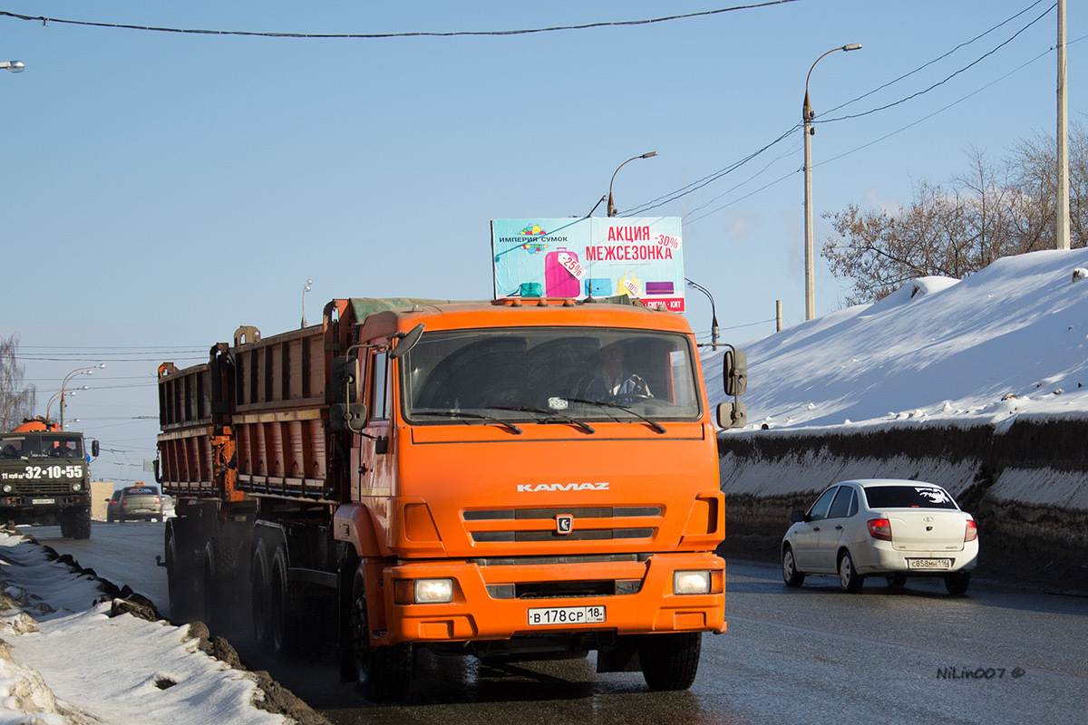 Удмуртия, № В 178 СР 18 — КамАЗ-65115-L4