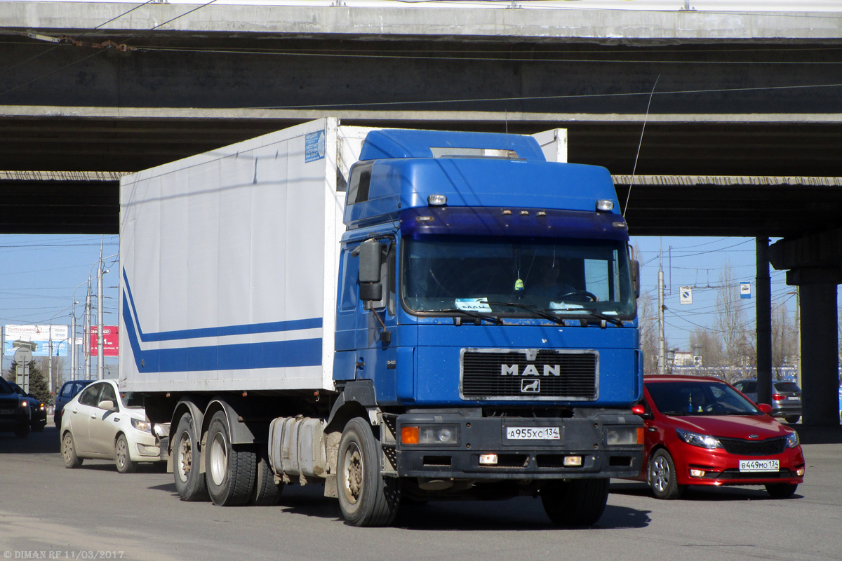 Волгоградская область, № А 955 ХС 134 — MAN F2000 26.463