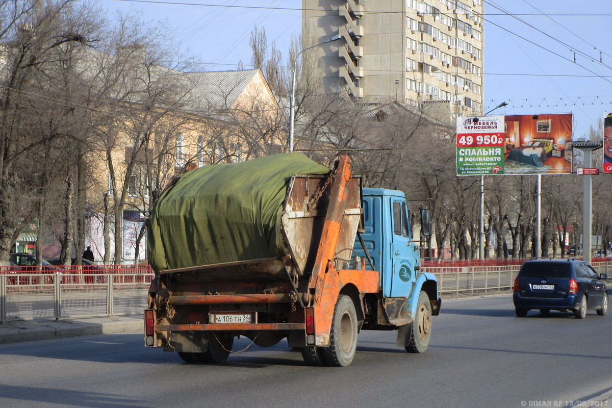 Волгоградская область, № А 106 ТН 34 — ЗИЛ-433362