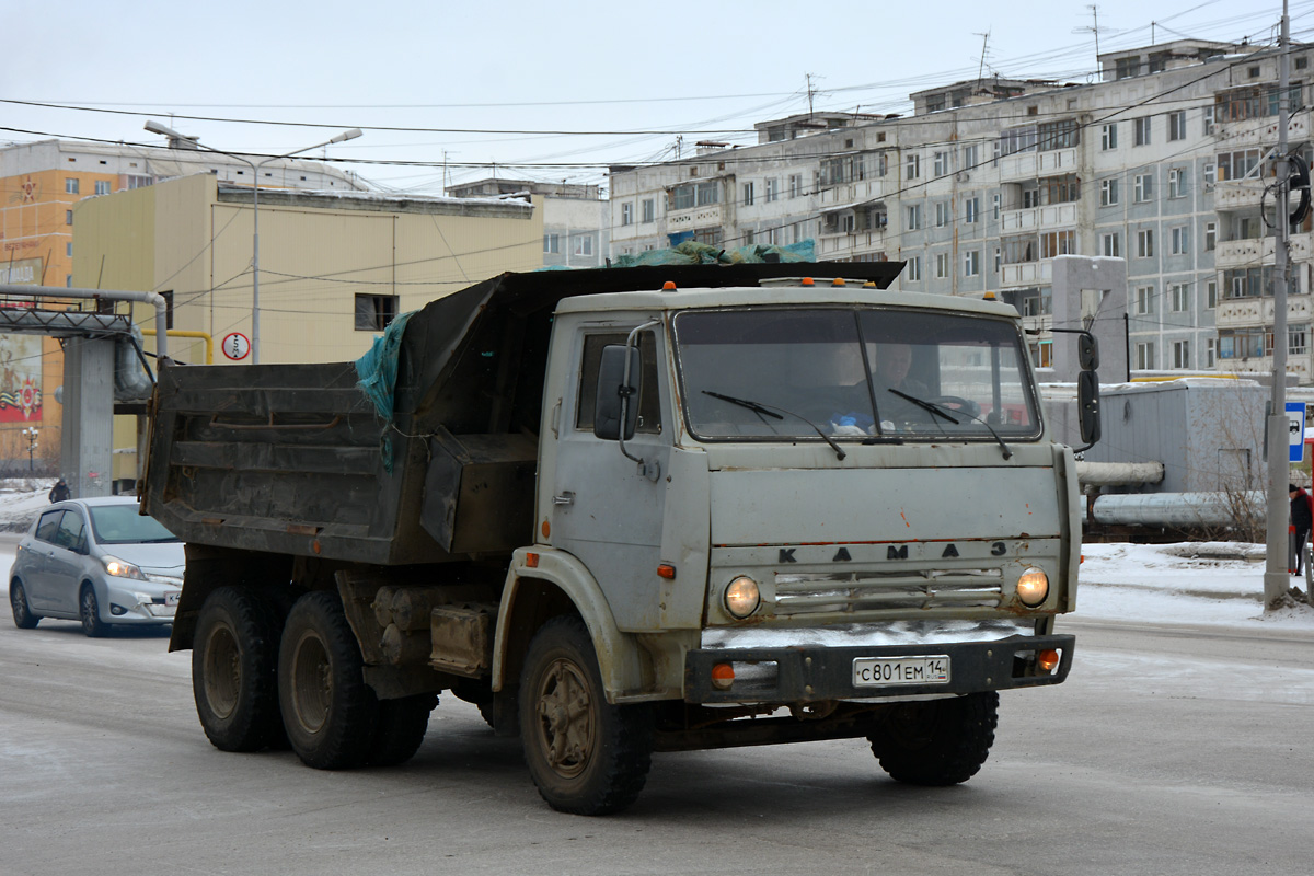 Саха (Якутия), № С 801 ЕМ 14 — КамАЗ-55111 [551110]