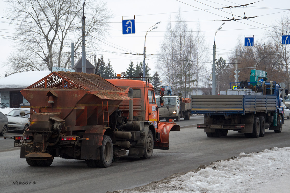 Удмуртия, № М 242 НР 18 — КамАЗ-43253 (общая модель); Удмуртия, № В 034 ТР 18 — КамАЗ-65117 (общая модель)