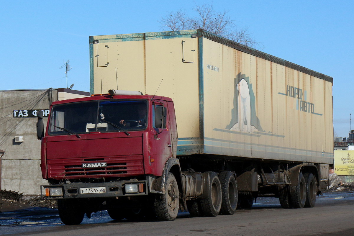 Омская область, № Р 173 ВУ 55 — КамАЗ-5410